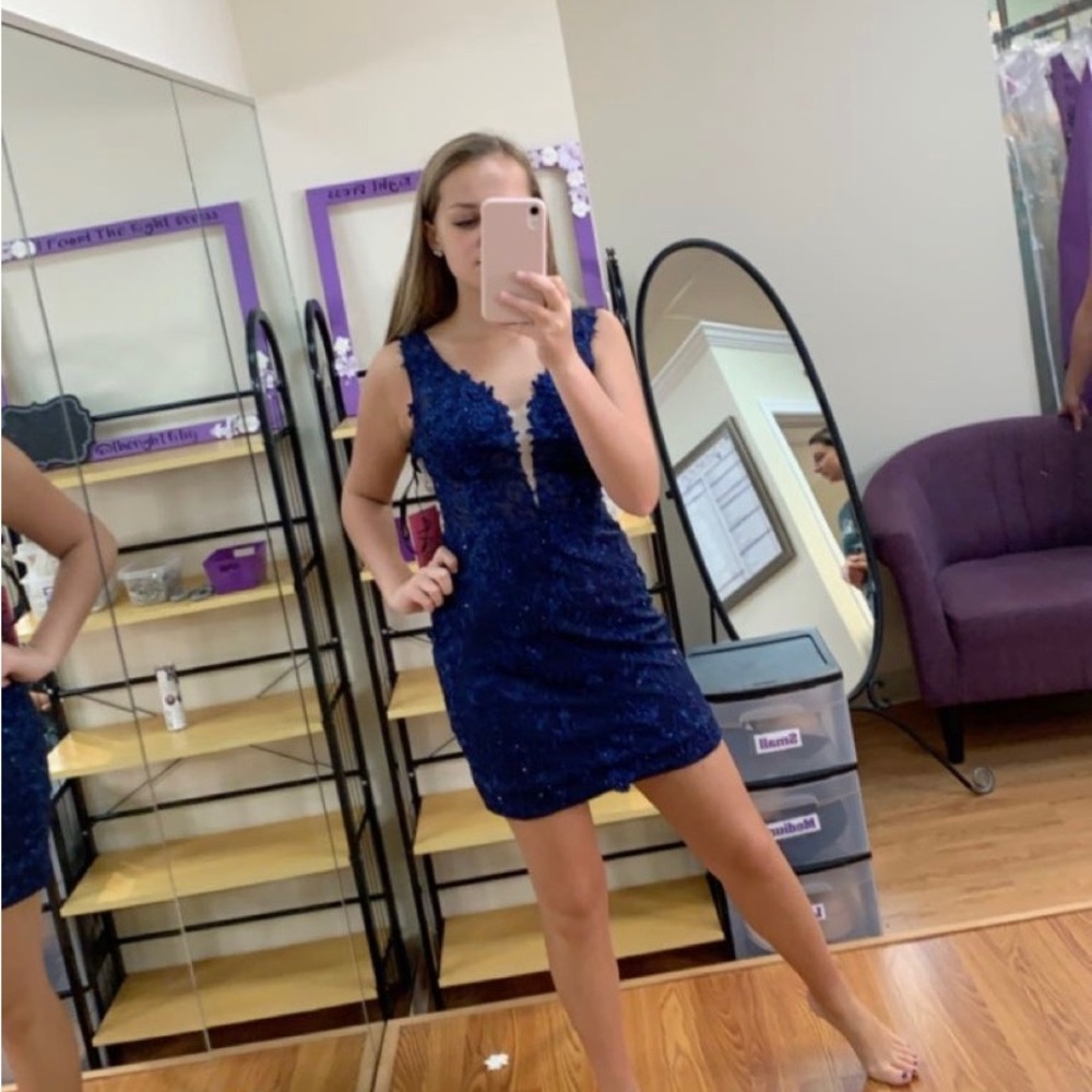jovani short dress size 0